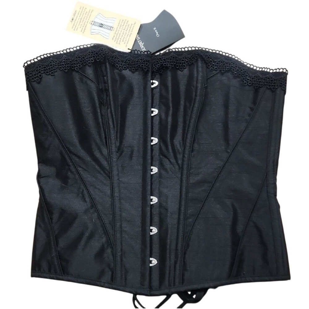 Corset Story Instant Shape Over Bust Corset Black 14 Ren Faire Witchy Goth